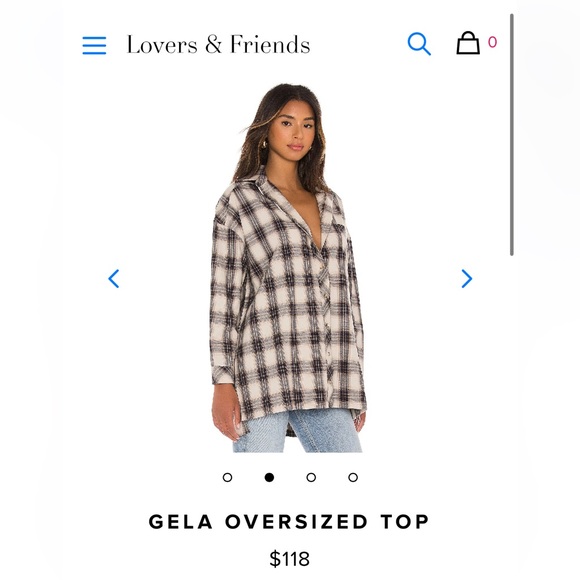 Lovers and Friends Oversized Top - Picture 1 of 2